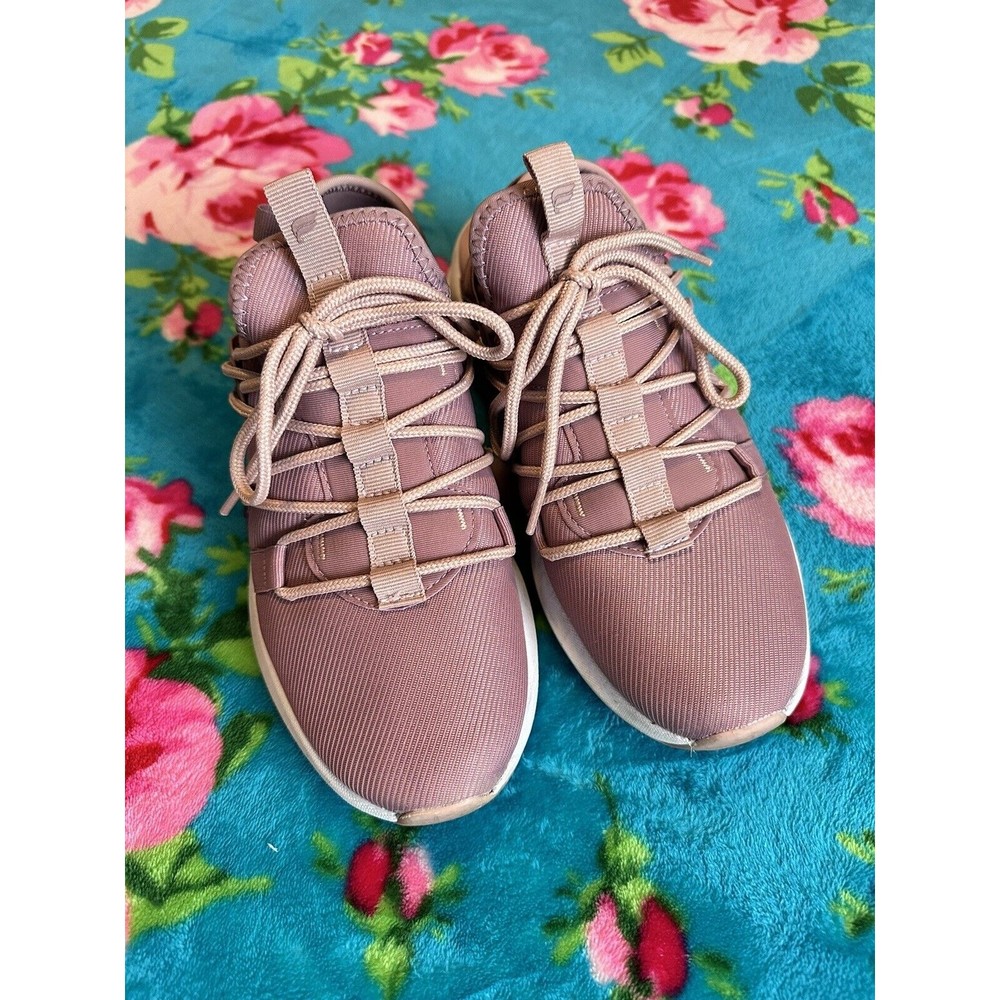 Fabletics Marin Performance Sneakers Womens 7 Mauve Athletic Lace Up Shoes